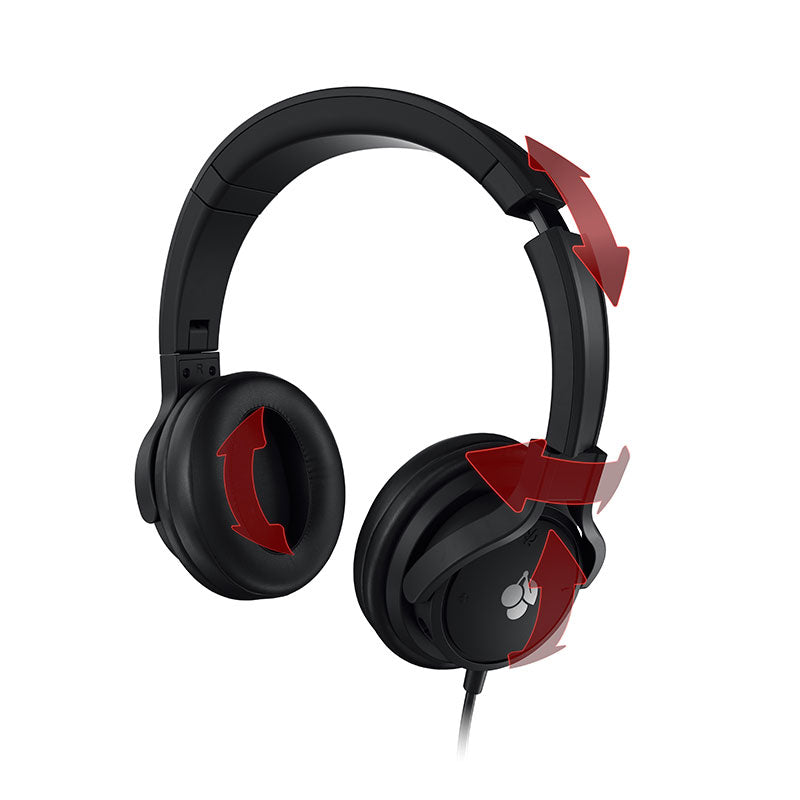 Cherry JA-2200 | Bedrade On-Ear Gaming Headset 3,5mm Connector | Zwart