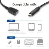 ACT AC7340 | USB 3.2 Gen 1 | USB-C naar USB-A | 0.2m | Zwart