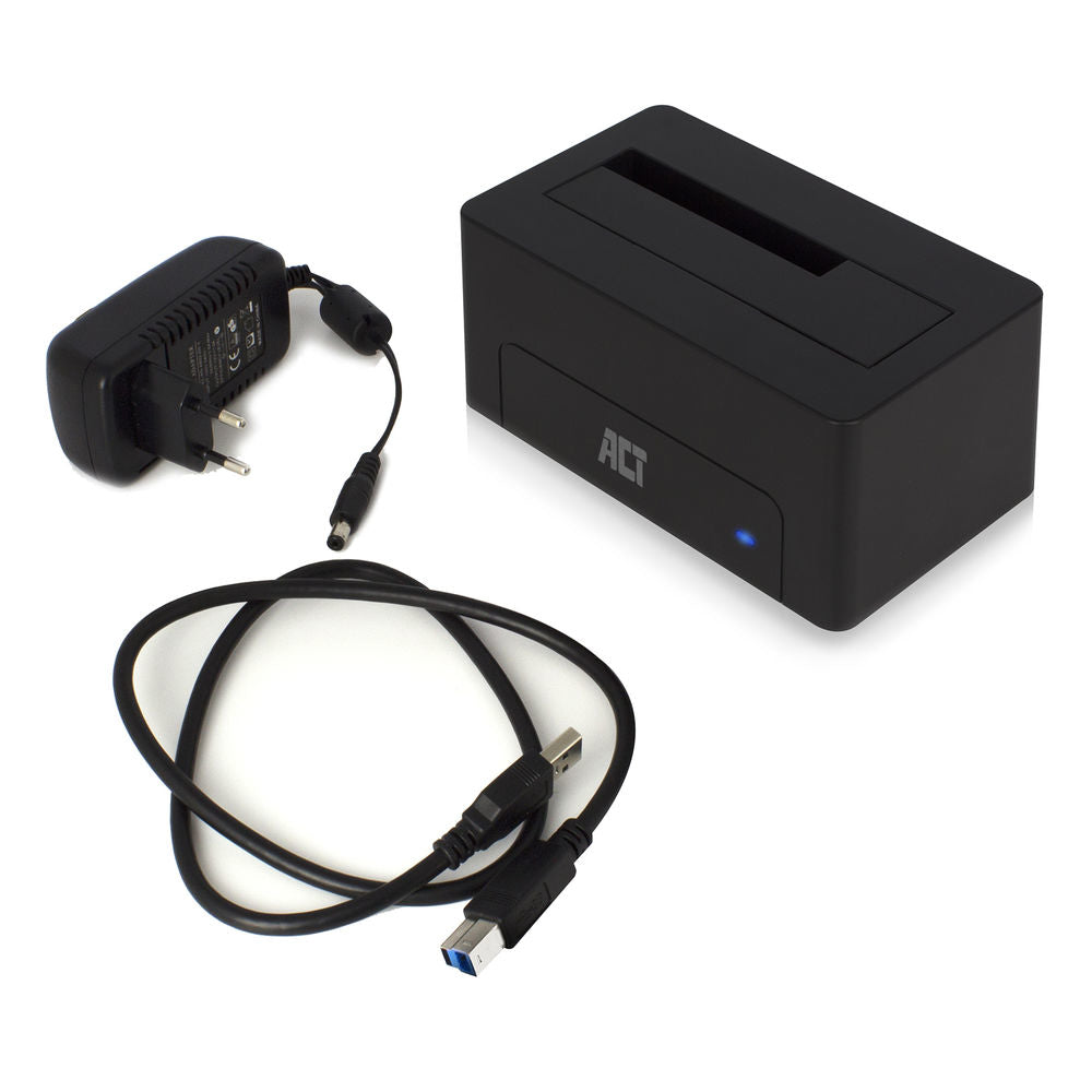 ACT AC1500 | SATA Docking Station | 2,5" & 3,5" HDD/SSD | USB 3.2 Gen1 (5 Gbps)
