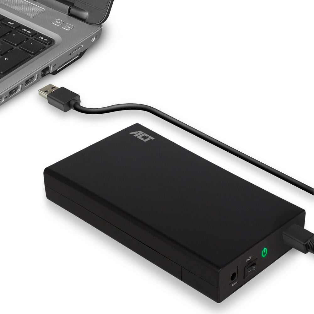 ACT AC1405 | 3,5" SATA HDD Behuizing | USB 3.2 Gen1 (5 Gbit/s) | Schroefloos Design