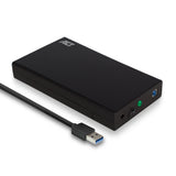 ACT AC1405 | 3,5" SATA HDD Behuizing | USB 3.2 Gen1 (5 Gbit/s) | Schroefloos Design