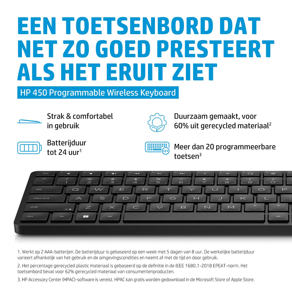 HP 450 | Draadloos Toetsenbord | QWERTY