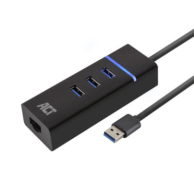 ACT AC6310 | USB 3.2 Gen 1 Interface Hub | Type-A | 5 Gbps | Zwart
