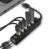 ACT AC6215 | USB 2.0 Interface Hub | 480 Mbps | Zwart