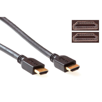 ACT AK3792 | 1,8 m High Speed HDMI Kabel | HDMI Type A naar Type A | Zwart