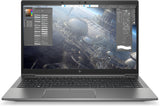 HP ZBook Firefly G8 refurbished laptop, 14 inch, Intel Core i5, 16GB RAM, 256GB SSD — vooraanzicht opengeklapt