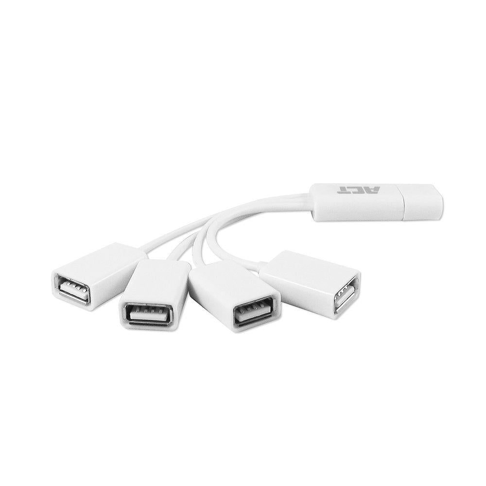 ACT AC6210 | Interface Hub | USB 3.2 Gen 1 (3.1 Gen 1) Type-A | 480 Mbit/s | Wit