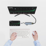 ACT AC7013 | Docking Station & Poortreplicator | USB-C 3.2 Gen 1 | Zwart/Grijs