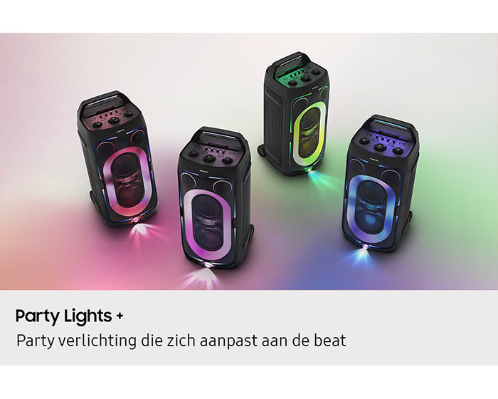 Samsung Sound Tower MX ST50F/XN | Bluetooth Party Speaker | 240W | Tot 18 Uur Accuduur | IPX4 Spatwaterbestendig | Karaoke & Party Lights+ | OPEN BOX