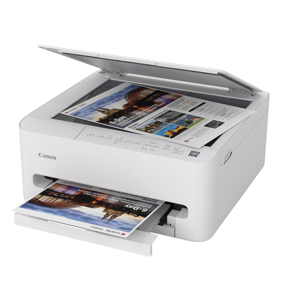 Canon PIXMA TS4150i | Inkjet All-in-One Kleurenprinter | A4 | 1200 x 1200 DPI | Wifi | Printen Kopiëren Scannen | Wit