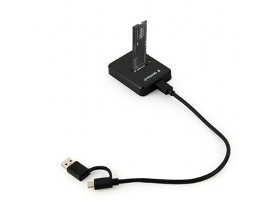 Gembird DD-U3M2 | M.2 SATA & NVMe SSD Docking Station | USB 3.2 Gen 1 Type-C