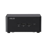 ASUS NUC 14 Pro UCFF Barebone Desktopcomputer, Intel Core 3 100U, Zonder DDR5-geheugen, opslag en besturingssysteem — vooraanzicht