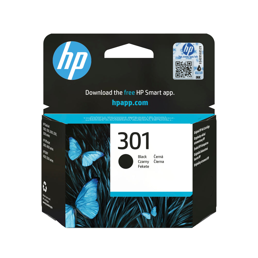 HP 301 | Originele Zwarte Inktcartridge