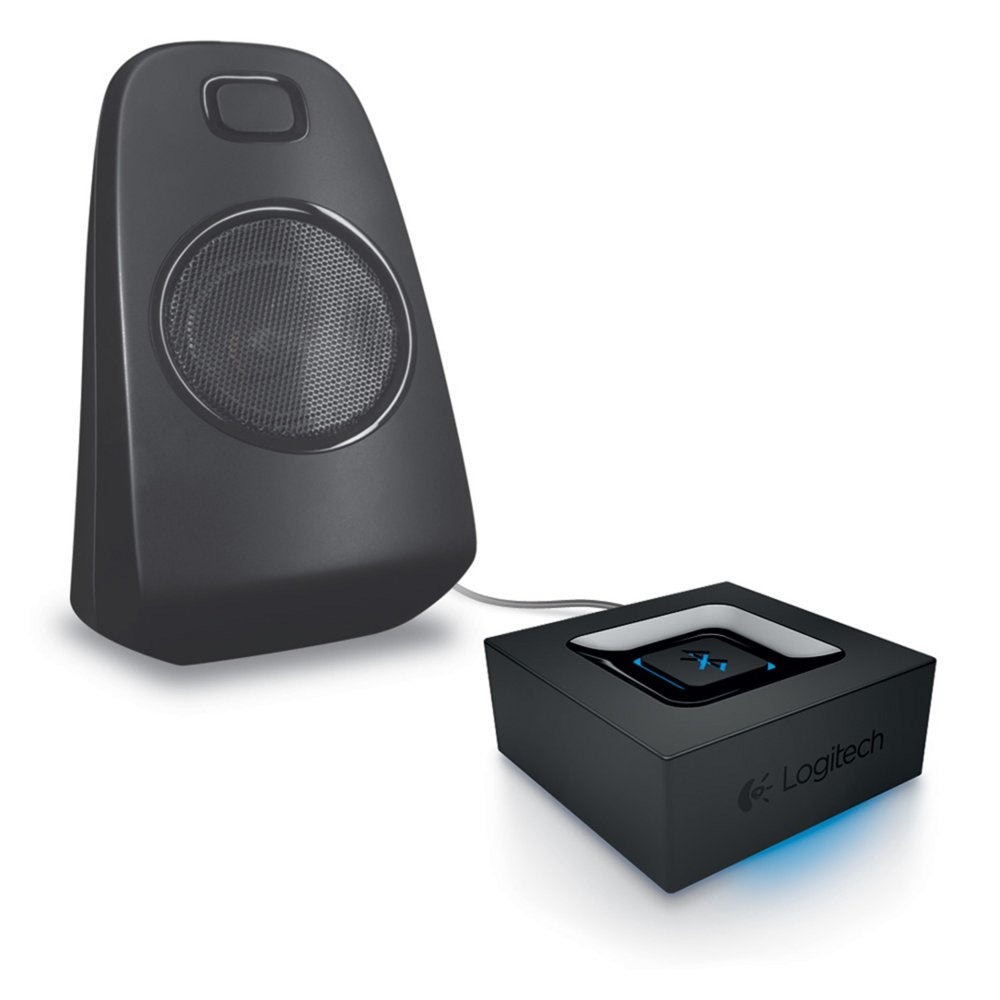 Logitech Bluetooth Audio Adapter | Draadloos Streamen | 3,5mm & RCA | Zwart