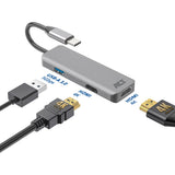 ACT AC7013 | Docking Station & Poortreplicator | USB-C 3.2 Gen 1 | Zwart/Grijs