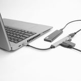 ACT AC6425 | USB 3.2 Gen 1 Interface Hub | Type-C | 5 Gbps | Grijs