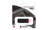 Kingston DataTraveler Exodia | 256GB USB-A 3.2 Flash Drive | Zwart