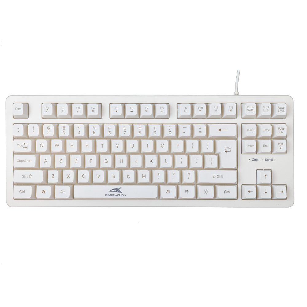 Baracuda KRILL RGB | Tenkeyless Bedraad Gaming Toetsenbord | QWERTY | Wit