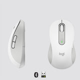Logitech Signature M650 | Draadloze Muis | Linkshandig | RF + Bluetooth | 2000 DPI | Wit