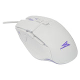 Baracuda RAPTOR RGB | Bedrade Gaming Muis | USB-A | 6400 DPI | Wit
