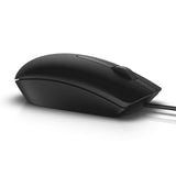 Dell MS116 | Bekabelde Muis | Links- en Rechtshandig | USB-A | 1000 DPI | Zwart