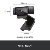 Logitech C920 HD | 1080p 30FPS USB Webcam | Met Microfoon
