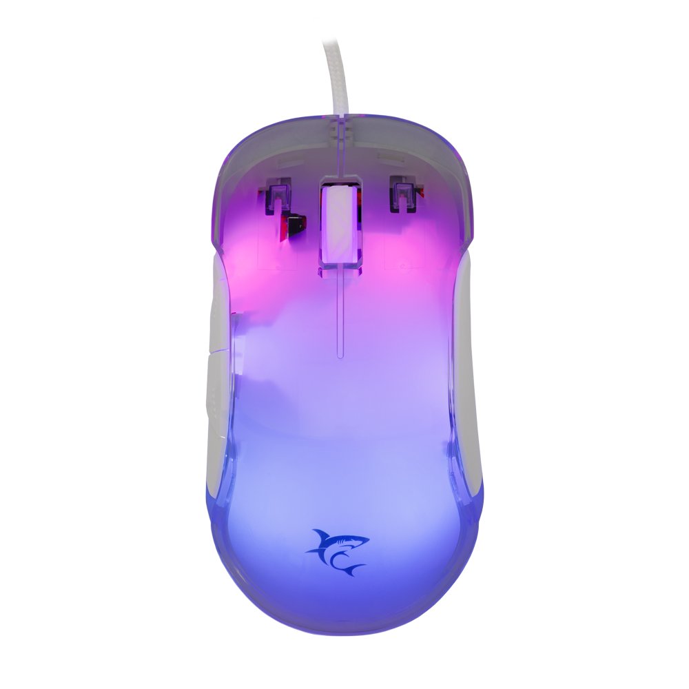White Shark Mordred-W | Gaming Muis | 825 Chipset | RGB Verlichting | 12.800 DPI | Wit