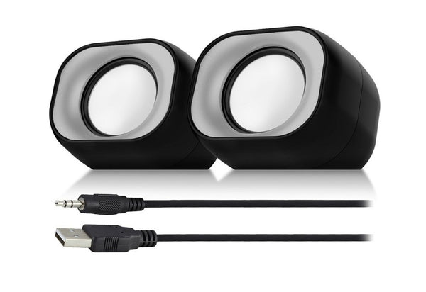 Eminent EM3513 | 2.0 Luidsprekerset | Compact Stereo Geluid | 34W RMS