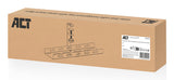 ACT Kabelgoot voor onder bureau | Klemsysteem | 40 cm | Zonder boren | Staal | Zwart