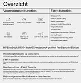 HP EliteBook 840 G10 refurbished, 14" WUXGA, aanzicht 4