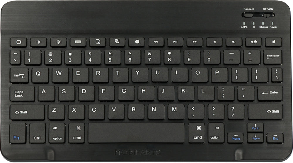 Mobiparts Bluetooth Keyboard Case | Geschikt voor Apple iPad Air/Air 2/9.7 (2017)/9.7 (2018)/Pro 9.7 | QWERTY | Zwart