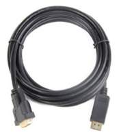 Gembird CC-DPM-DVIM-6 | DisplayPort naar DVI Kabel | 1,8 m | Zwart