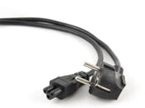 Gembird PC-186-ML12 | 3 m Stroomkabel | Schuko (CEE 7/7) naar C5 (Mickey Mouse) | Zwart | VDE-goedgekeurd | 10A / 250V