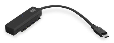 ACT kabel-tussenstuk | USB-C naar SATA 7-pin + 15-pin | Zwart | AC1525