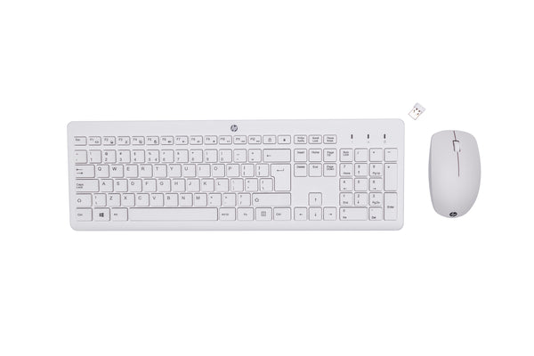 HP 230 Wit | Draadloze Muis en Toetsenbordcombo | QWERTY