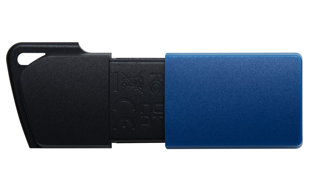 Kingston DataTraveler Exodia M | 64GB USB-A 3.2 Flash Drive | Zwart/Blauw
