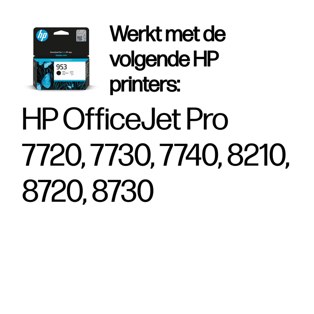 HP 953 | Originele Zwarte Inktcartridge