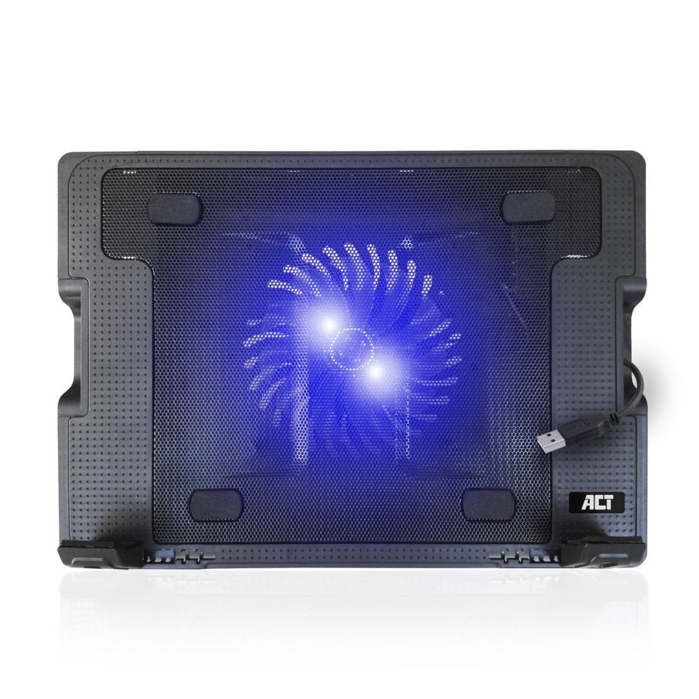 ACT AC8110, Notebook Cooling Pad, 43,9 cm (17.3"), 1000 RPM, Zwart — productfoto 7