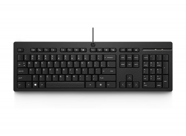 HP 125 | Bedraad Toetsenbord | USB | QWERTY US International | Zwart