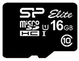 Silicon Power Elite | MicroSDHC | 16GB | Class 10 | UHS-I U1 | Tot 85MB/s | Inclusief SD-adapter | Zwart
