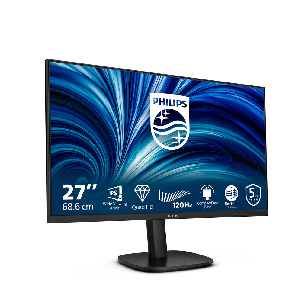 Philips 27B2N3500J/00 | 27" Quad HD IPS Monitor | 120 Hz | Zwart