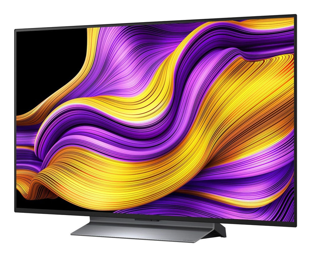 LG OLED48G56LS, 48'' OLED evo AI G5 Smart TV, 4K Ultra HD 165Hz, webOS 25, WiFi, Zwart, Inclusief standaard — van bovenaf