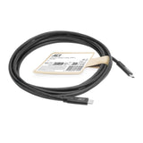 ACT AC7443 | USB 3.2 Kabel | 10Gbps | 60W | USB-C naar USB-C | 3m | Zwart