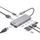 ACT AC7092 USB-C Hub 3.0 | 2x USB-A & 2x USB-C Poorten | 5 Gbps | Aluminium Behuizing | 12 cm Kabel