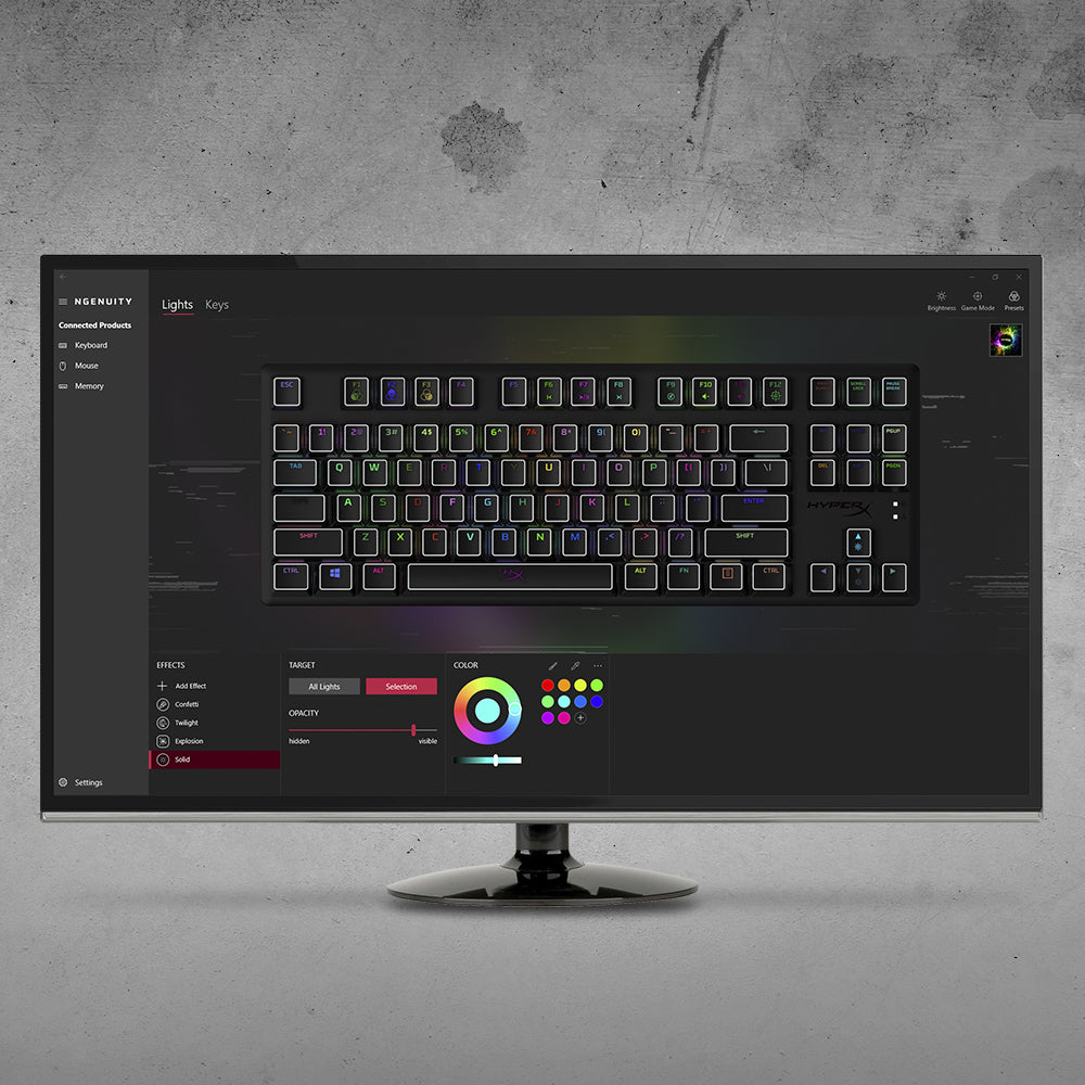 HyperX Alloy Origins Core | Bedraad Gaming Toetsenbord USB | QWERTY US | Zwart