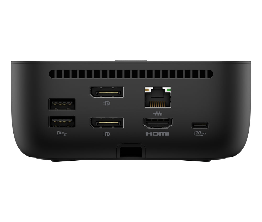 HP USB-C 100W G6, USB-C Docking Station, 100W Power Delivery, Zwart — productfoto 6