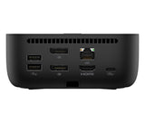 HP USB-C 100W G6, USB-C Docking Station, 100W Power Delivery, Zwart — productfoto 6