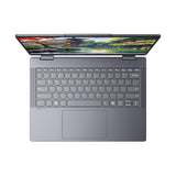 Lenovo IdeaPad 5i 2-in-1 laptop, 14 inch, Intel Core Ultra 5, 8GB RAM, 512GB SSD — toetsenbord van bovenaf