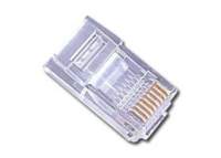 Cablexpert kabel-connector | 1 stuk | Transparant | PLUG3UP6/100