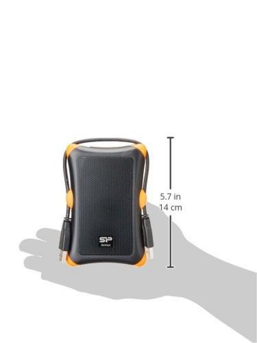 Silicon Power Rugged Armor Externe Harde Schijf | 1TB | USB 3.2 | Zwart